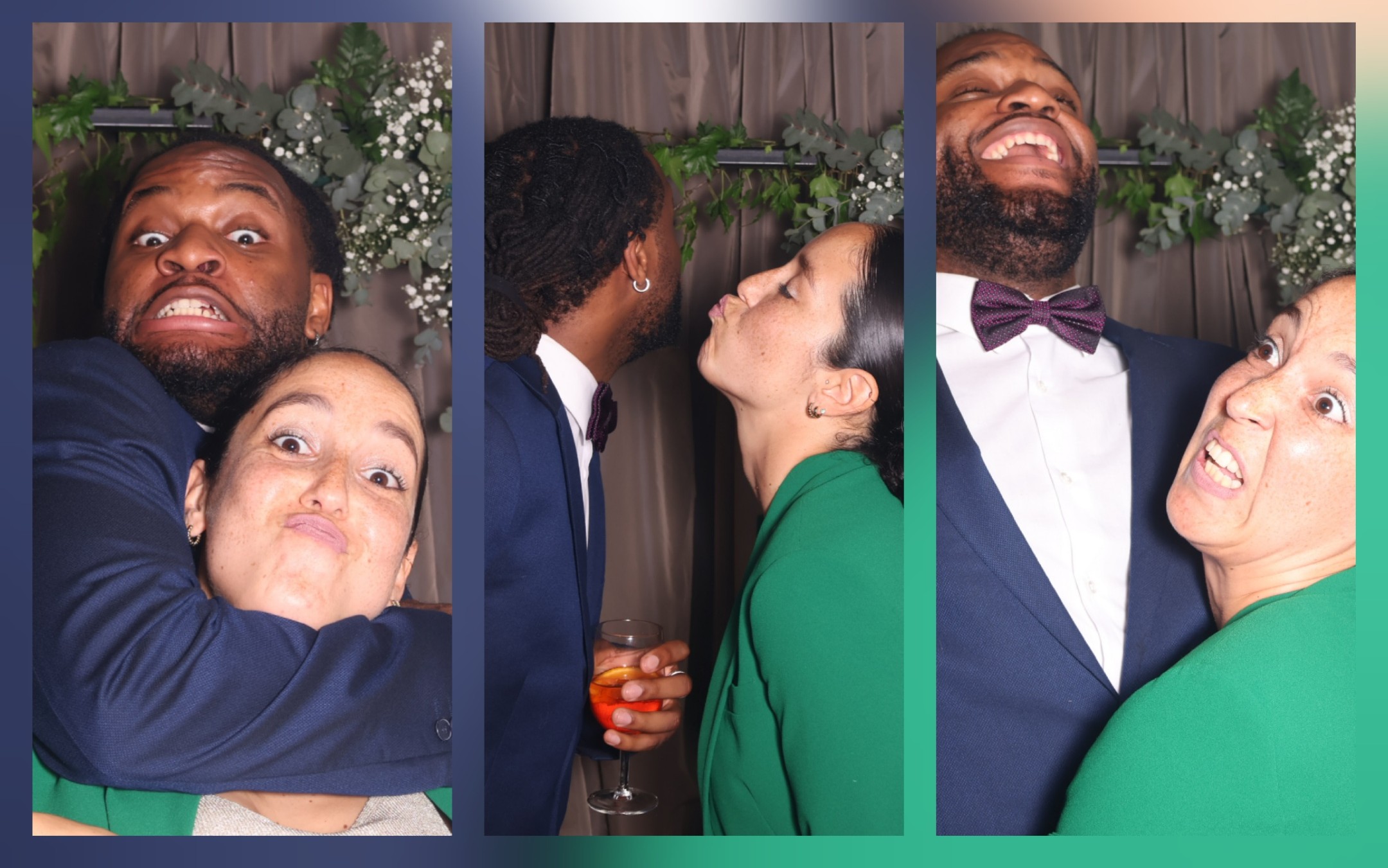 Couple pendant leur première danse