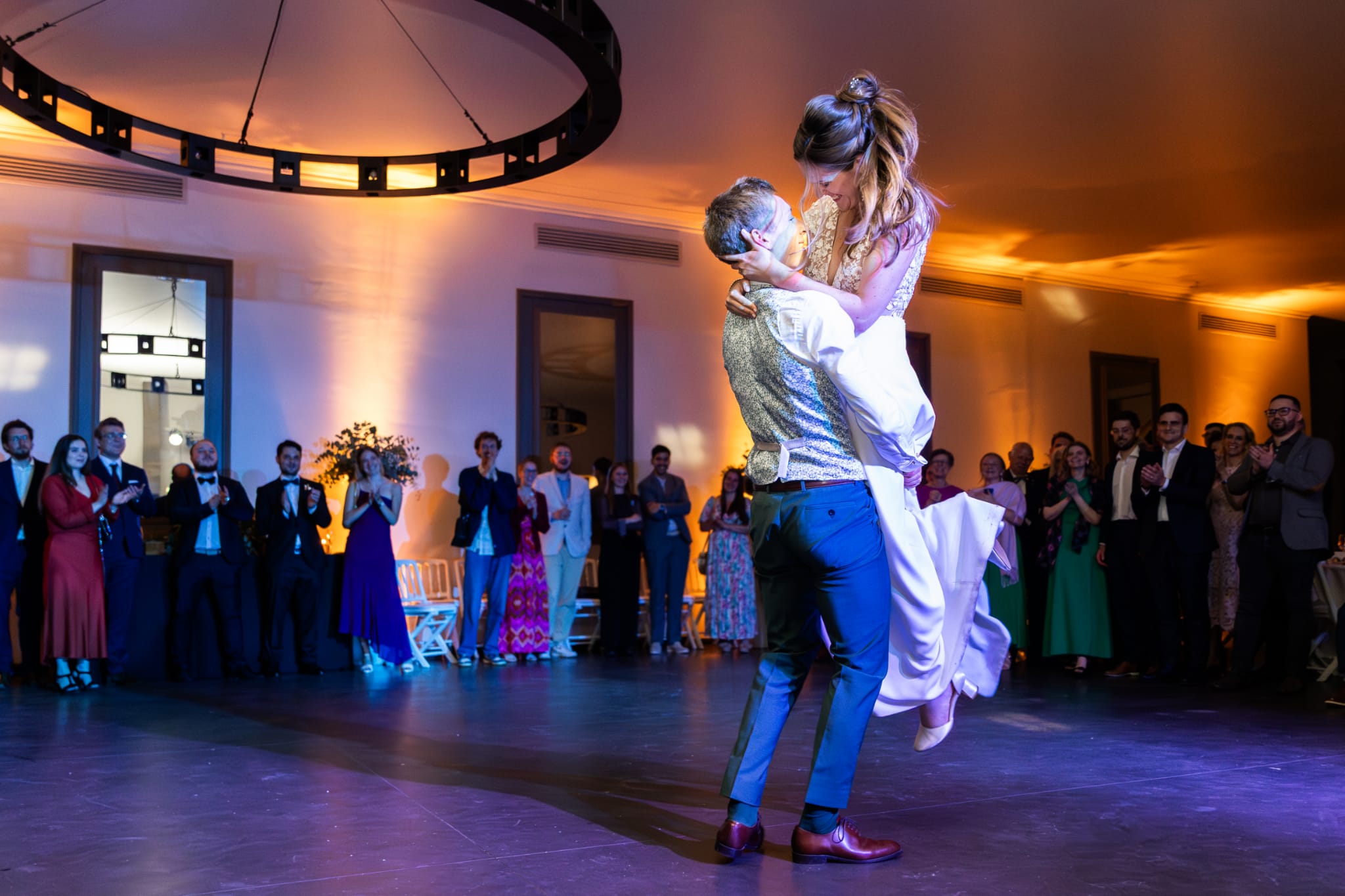 Couple dansant en cours privé